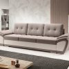Sofa rozkładana 3-osobowa "BOSTON" BROWN-BEIGE