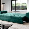 Sofa bed 3 seater "BRONX"  GREEN - obrazek 3
