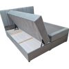 Continental Bed  "ALFA" 200 x 160 cm ,   NAVI BLUE - obrazek 6