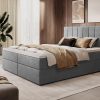 Continental Bed "ALFA"  200 x 160 cm , GREY