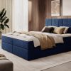 Continental Bed  "ALFA" 200 x 160 cm ,   NAVI BLUE