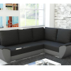Corner Sofa Bed "FLY L" RIGHT  Black / Grey