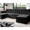 Sofa narożna "BRONX U" łatwa w czyszczeniu Velvet , GRAPHITE