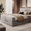 Continental Bed  "ALFA" 200 x 160 cm ,   NAVI BLUE - obrazek 2