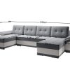 Corner Sofa Bed "BOSTON U"  Brown / Beige - Image 2