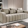 Sofa bed 3 seater  "BONELL"  Manila Velvet, Beige