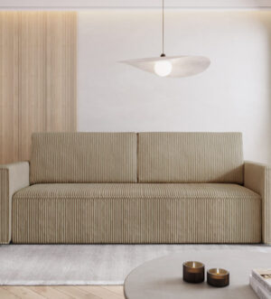 Sofa Bed "MIMIR"  Corduroy fabric  BEIGE
