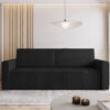 Sofa Bed "MIMIR"  Corduroy fabric  BLACK