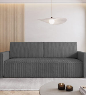 Sofa Bed "MIMIR"  Corduroy fabric  GRAPHITE