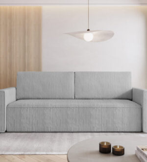 Sofa Bed "MIMIR"  Corduroy fabric  GREY