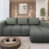 Sofa narożna "FLAVIO" narożnik prawy szary