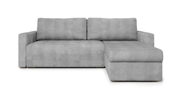 Corner Sofa Bed "LIAM"  Grey - obrazek 2