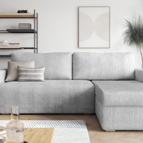 Sofa narożna "LIAM" szara