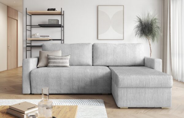 Sofa narożna "LIAM" szara