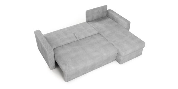Corner Sofa Bed "LIAM"  Grey - obrazek 3