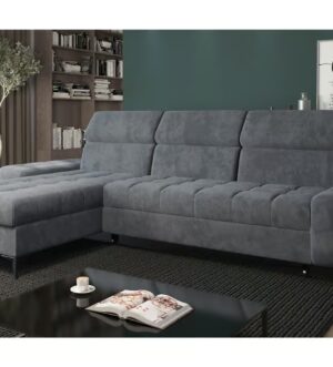 Corner Sofa Bed "COMO"  Grey